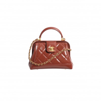 CHANEL MASTER MINI BAG WITH HANDLE AS4958 (18*12*7cm)